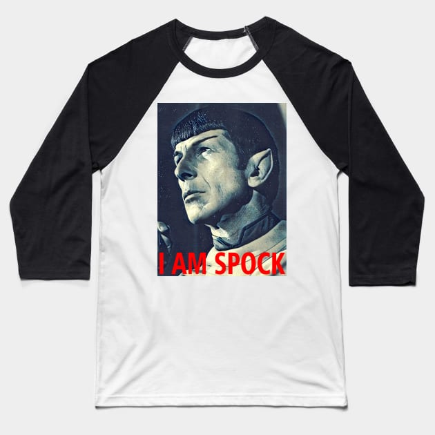 I am Spock Baseball T-Shirt by Blade Runner Thoughts